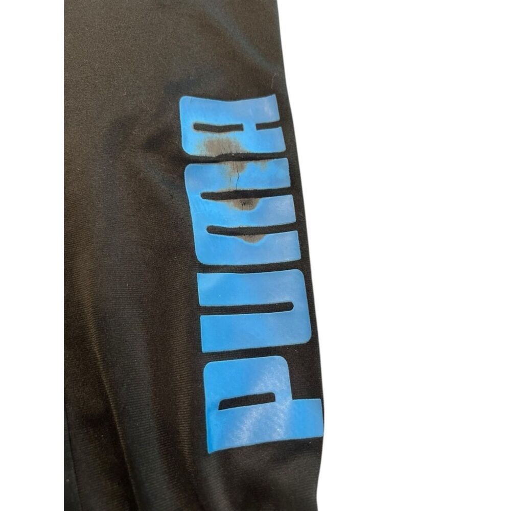Puma Boys 2-Piece Track Set Blue & Black Zip Jacket Joggers Size 5 - Picture 11 of 12